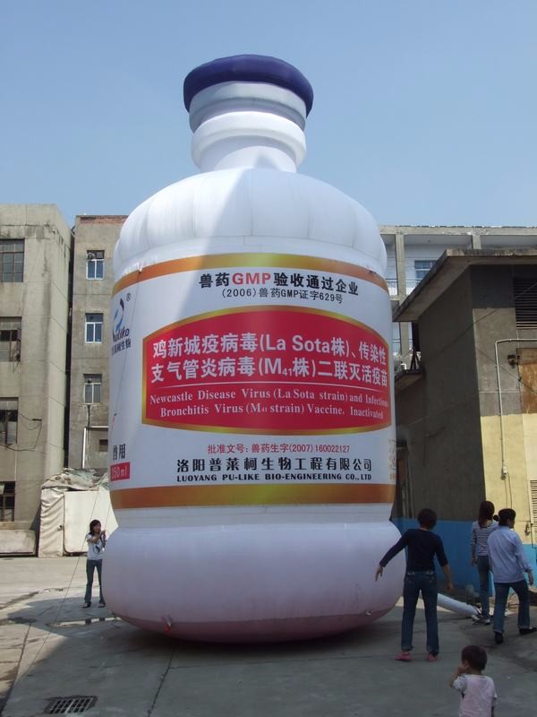 华南热作学院工厂广告宣传气模